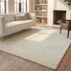 Tapete Adira de Rayas en Beige con Marfil