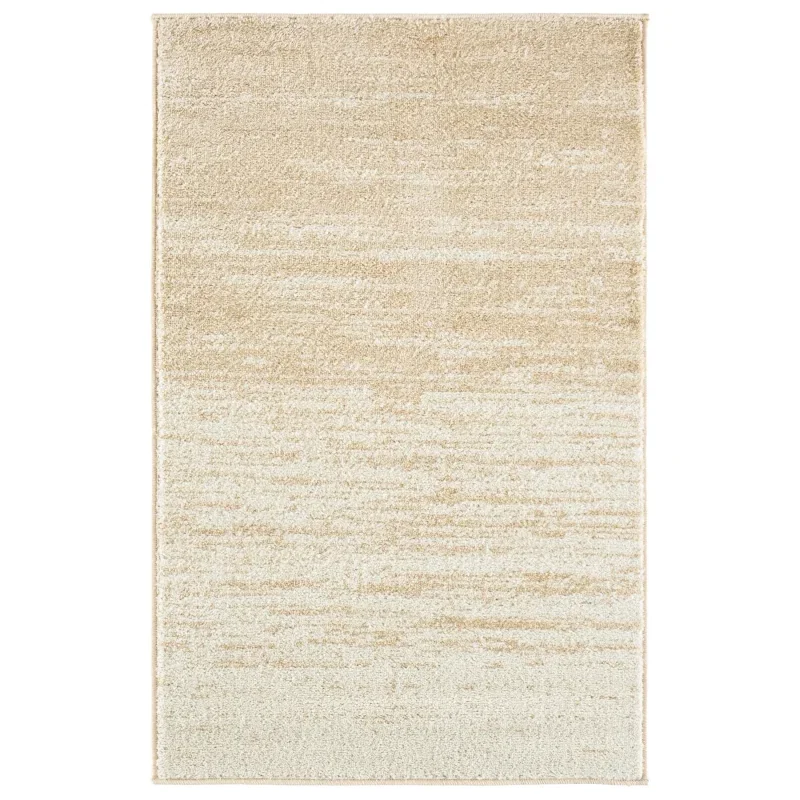 Tapete Adira de Rayas en Beige con Marfil
