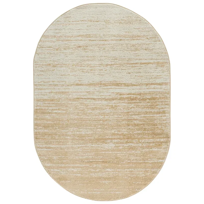 Tapete Adira de Rayas en Beige con Marfil