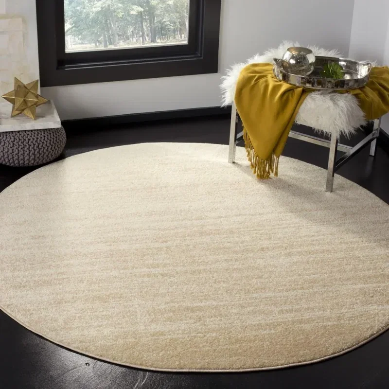 Tapete Adira de Rayas en Beige con Marfil