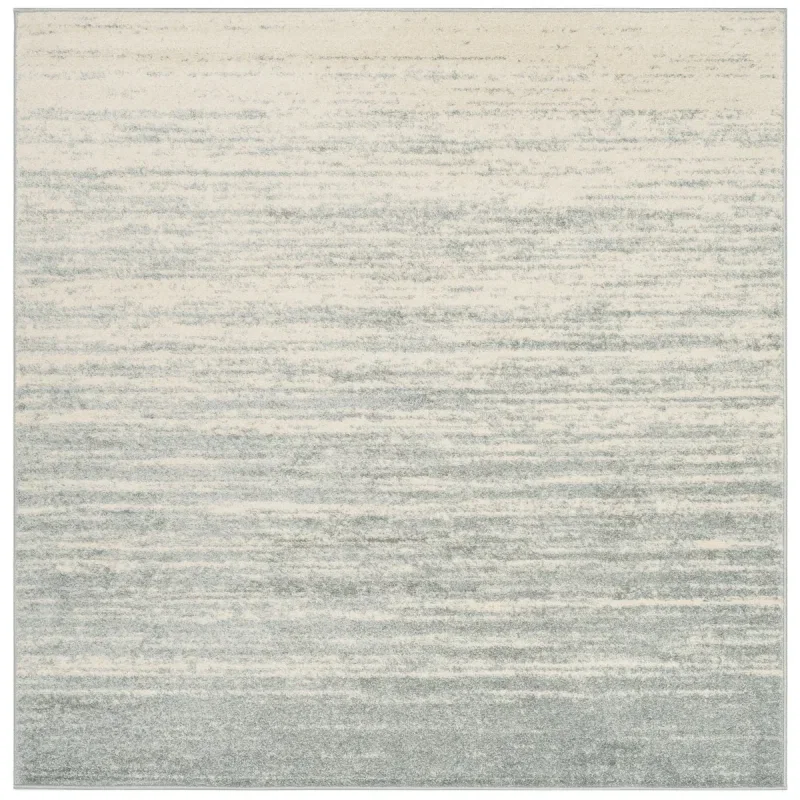 Tapete Adira de Rayas en Gris con Marfil