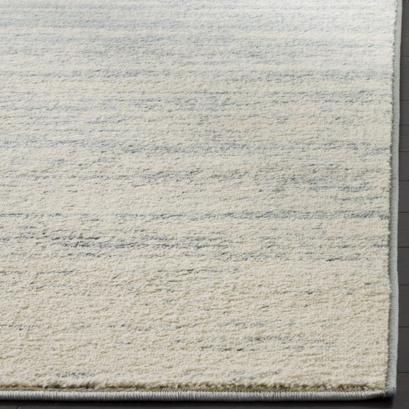 Tapete Adira de Rayas en Gris con Marfil