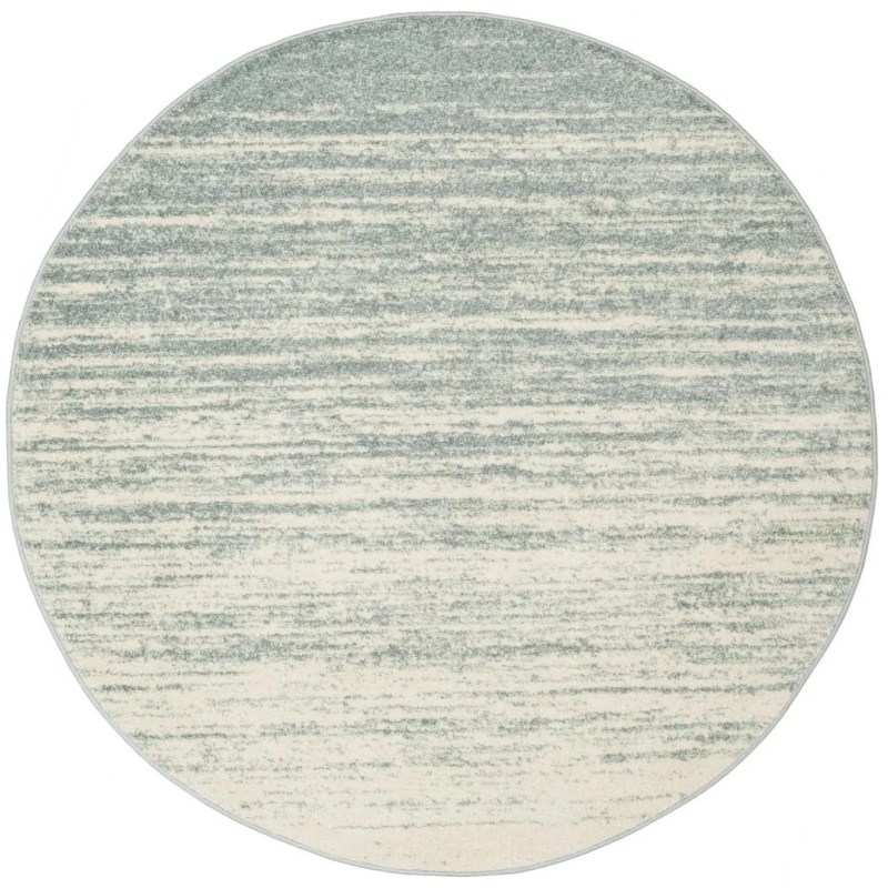 Tapete Adira de Rayas en Gris con Marfil
