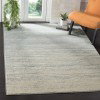 Tapete Adira de Rayas en Gris con Marfil