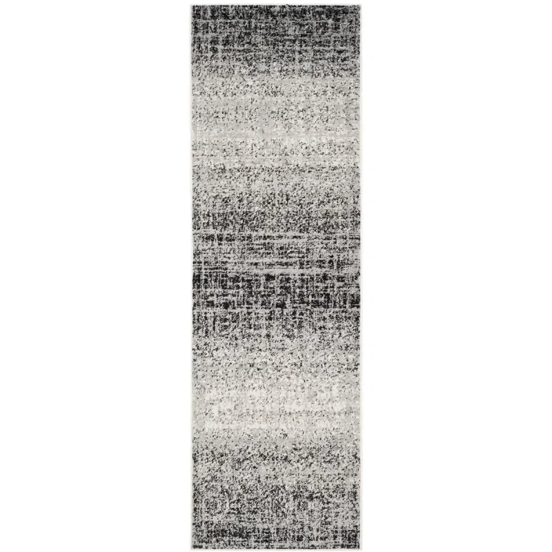 Tapete Adira de Rayas en Gris con Negro