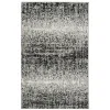 Tapete Adira de Rayas en Gris con Negro