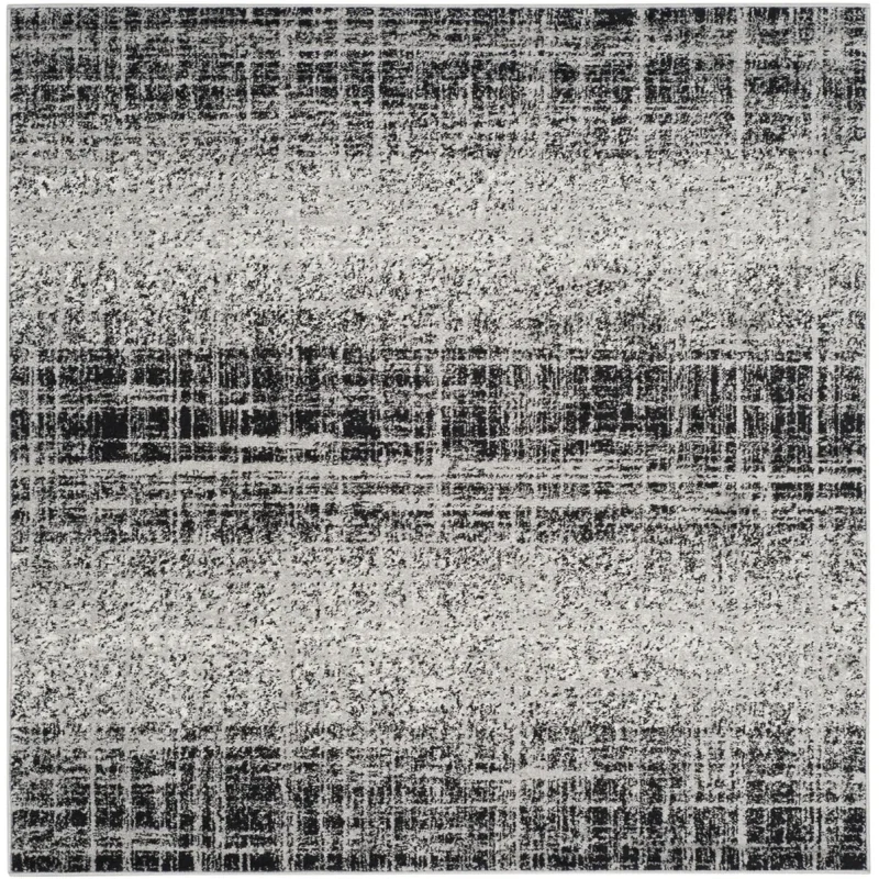 Tapete Adira de Rayas en Gris con Negro