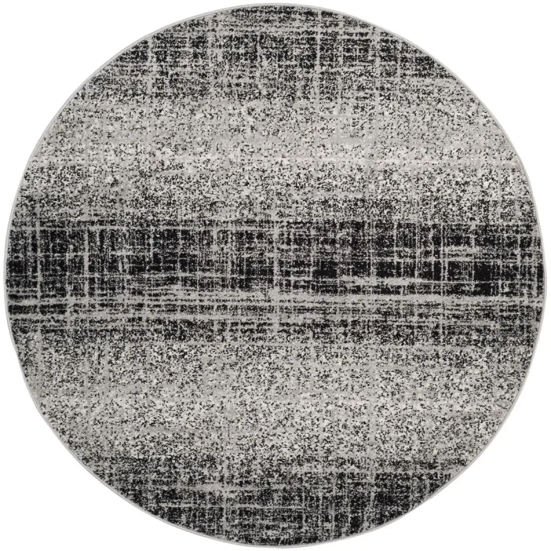 Tapete Adira de Rayas en Gris con Negro