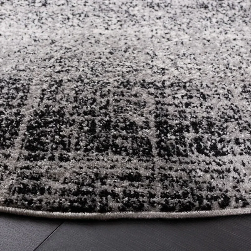 Tapete Adira de Rayas en Gris con Negro