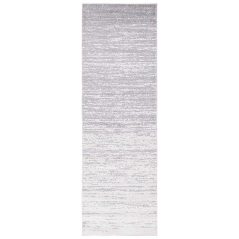 Tapete Adira de Rayas en Marfil con Gris