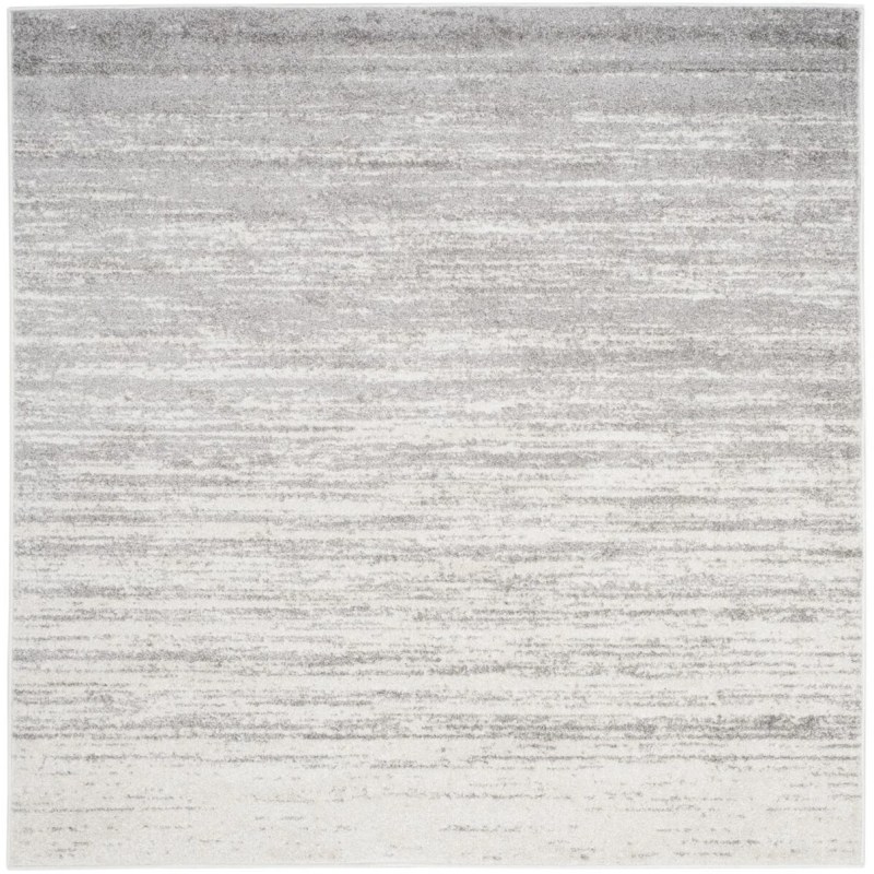 Tapete Adira de Rayas en Marfil con Gris