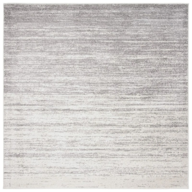 Tapete Adira de Rayas en Marfil con Gris
