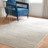 Tapete Adira de Rayas en Marfil con Gris