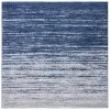 Tapete Adira Desvanecido en Azul y Gris