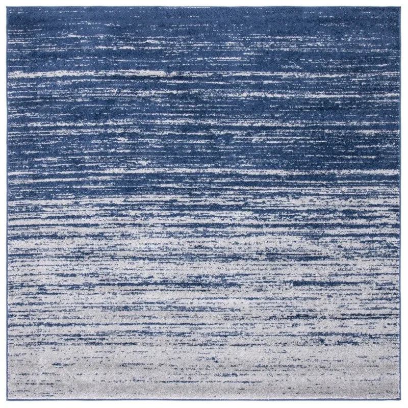 Tapete Adira Desvanecido en Azul y Gris
