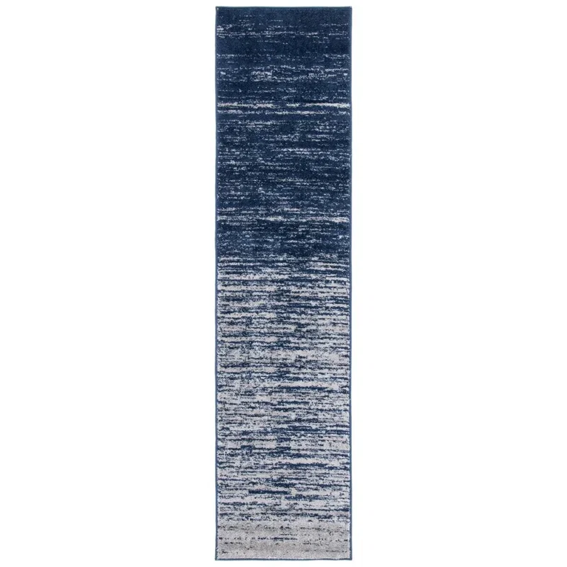 Tapete Adira Desvanecido en Azul y Gris