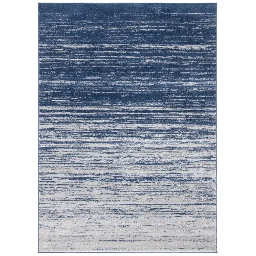 Tapete Adira Desvanecido en Azul y Gris