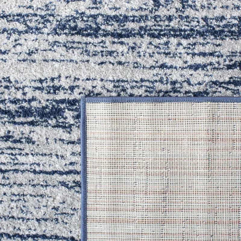 Tapete Adira Desvanecido en Azul y Gris