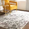 Tapete Adira Floreado en Marfil y Purpura