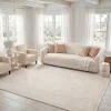 Tapete Adira Geométrico en Marfil con Beige