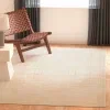 Tapete Adira Geométrico en Marfil con Beige