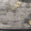 Tapete Adira Moderno en Gris con Amarillo