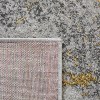 Tapete Adira Moderno en Gris con Amarillo