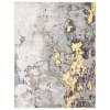 Tapete Adira Gris Abstracto con Amarillo