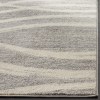 Tapete Adira Moderno en Gris con Marfil