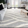 Tapete Adira Moderno en Gris con Marfil