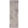Tapete Adira Moderno en Gris con Morado