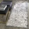 Tapete Adira Moderno en Gris con Morado