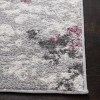 Tapete Adira Moderno en Gris con Morado