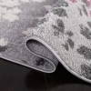 Tapete Adira Moderno en Gris con Morado