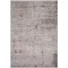 Tapete Adira Moderno en Gris con Morado