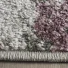 Tapete Adira Moderno en Gris con Morado