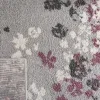 Tapete Adira Moderno en Gris con Morado