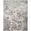 Tapete Adira Moderno en Gris con Morado