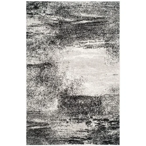 Tapete Adira Moderno en Gris con Multicolor