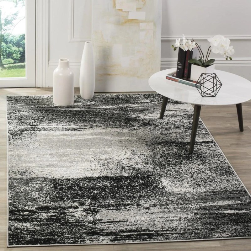 Tapete Adira Moderno en Gris con Multicolor