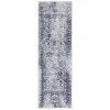 Tapete Adira Vintage en Marfil con Azul Marino