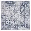 Tapete Adira Vintage en Marfil con Azul Marino