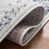 Tapete Adira Vintage en Marfil con Azul Marino