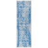 Tapete Adira Vintage Pátina en Gris con Azul