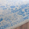 Tapete Adira Vintage Pátina en Gris con Azul