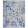 Tapete Adira Vintage Pátina en Gris con Azul