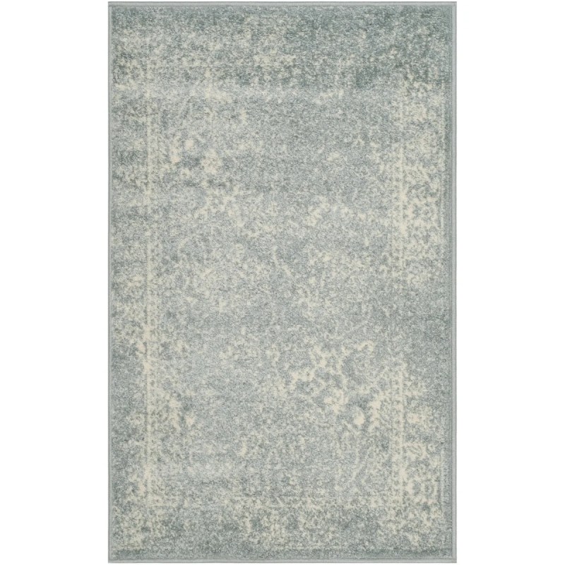 Tapete Adira Vintage Pátina en Gris con Marfil
