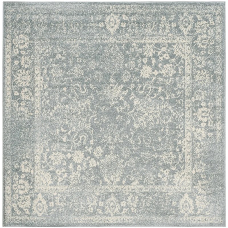 Tapete Adira Vintage Pátina en Gris con Marfil
