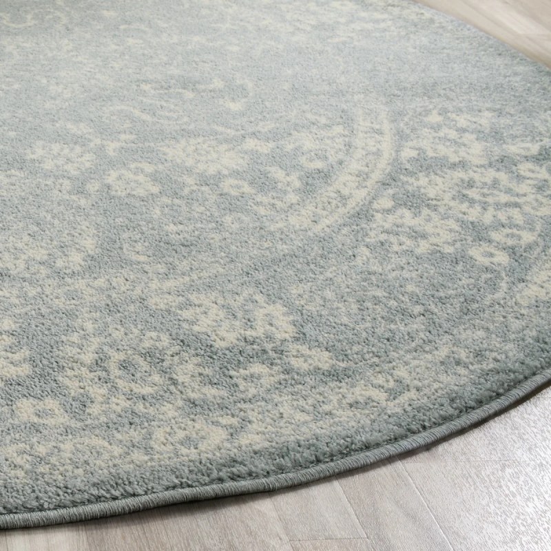 Tapete Adira Vintage Pátina en Gris con Marfil