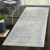 Tapete Adira Vintage Pátina en Marfil con Azul Claro